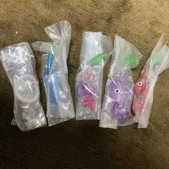 キャラクターストラップ 5個セット　ピクミン　めじるし