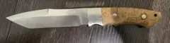 訳あり 鈴木寛 特注 カスタムナイフ チタンヒルト ATS34 極厚5.5mm