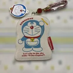 【未使用】ドラえもん パスケース Take-Copterデザイン