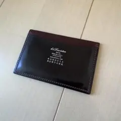 K.T. Lewiston バーニーズ特注品 コードバン レザー カードケース
