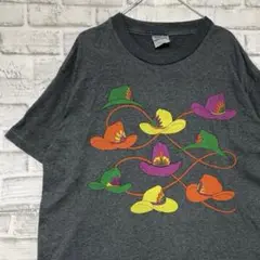 USA製90sヴィンテージTシャツ！シングルステッチ　グレー半袖古着　L729