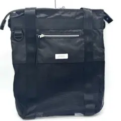 超美品　SATURDAY NYCスリム　メッシュトートバッグ ブラック メンズ