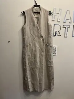 【超美品】uncrave ナチュラルリネン ロングジレ