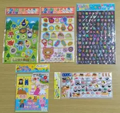 ◎新品・未開封品【シールえほん３冊・マシュマロシール２シート】