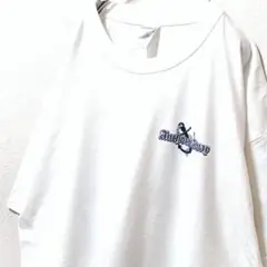 ギルダン アンカーズAMAP ロゴ Tシャツ ホワイト 白 XL 古着