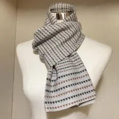 ハンドメイド　ウールの襟巻き　男女兼用　154cm