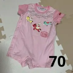 ミキハウス　ロンパース　70