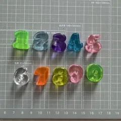 アクリルアイス アクリルストーン アクリルガラス 数字 ナンバー
