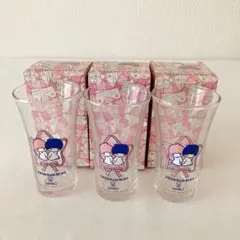 【希少な当時もの。箱あり】1976年　キキララグラス　リトルツインスターズ