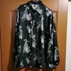 長袖柄シャツ