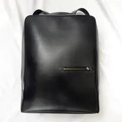 美品 マザーハウス リュック アンティークレザー A4/PC収納 上品 ブラック