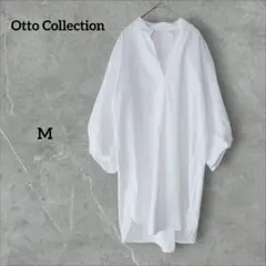 OttoCollection スキッパー シャツワンピース バルーン袖 M
