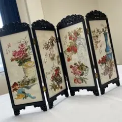 ミニサイズ 衝立 台湾 中国 屏風 インテリア