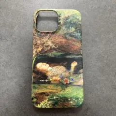 「世界 の 名作 絵画」 iPhone13mini ケース オフィーリア