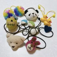 動物モチーフ　ヘアゴム　まとめ売り