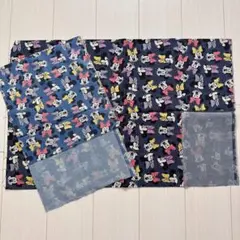 ミニー デニム 生地 ハンドメイド