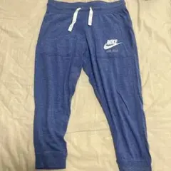 ナイキ NIKE 7分丈 レディース スウェットパンツ 青