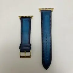 Apple Watch用レザーバンド ネイビー グラデーション