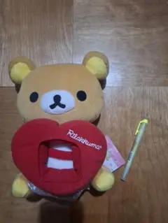 リラックマ だららんハートぬいぐるみ時計