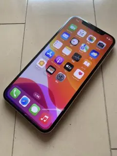 (美品) Apple アップル iPhone X 64GB シルバー