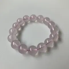 【天然石ブレスレット】ローズクォーツ　 約12mm