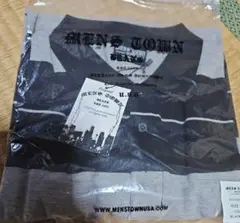 MENS TOWN 【POLO SHIRTS】BLACK/GREY