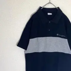 チャンピオン　Champion ポロシャツ ネイビー　グレー