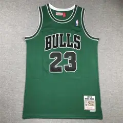 NBA BULLS ジャージ グリーン 23 JORDAN M