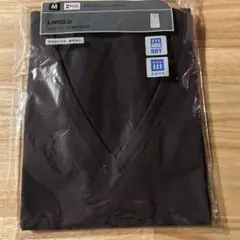 【新品未使用】ユニクロ ドライ Vネックノースリーブ ダークグレー1枚 M