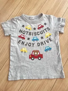 HOT BISCUITS 車とクマのTシャツ 100