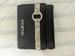 MURUA 三つ折り財布 ブラック