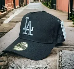 LA シルバーロゴ New Era 9FORTY キャップ
