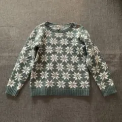 美品 ボントン 10Y 130 140くらい ニット