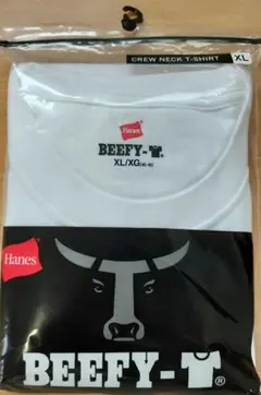 【新品・匿名配送】Hanes BEEFY-T　半袖Tシャツ XL ホワイト