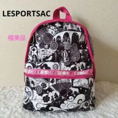 レスポートサック　LeSportsac　リュック　バックパック　美品　切り絵
