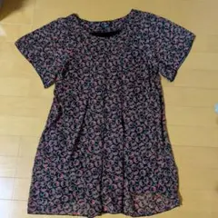 GRA 花柄 半袖チュニック Mサイズ