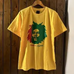新品★ボブマーリー　プリントTシャツ【L】★レゲエ/ロックバンド/ラスタマン