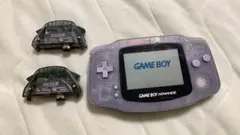 ゲームボーイアドバンス クリアブルー本体 ワイヤレスアダプタ