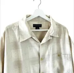 バラクータ　BARACUTA 3X 半袖シャツ 100%シルク　アロハ　古着