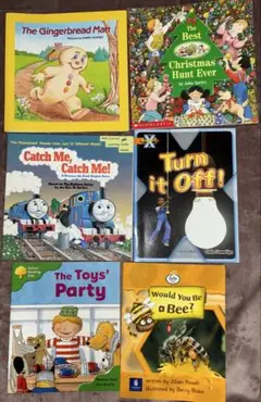 英語ペーパーバック絵本セット 6冊