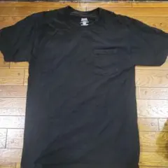 Hanes BEEFY-T ポケット ブラック
