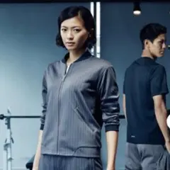 adidas アディダス ストライプ ジャージ ジャケット ブルゾン 榮倉奈々