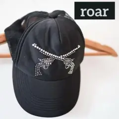 【良品】roar キャップ スワロフスキー 2丁拳銃 ロアー