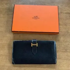 エルメス財布 べアン リザード