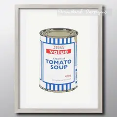 【どれでも3枚1500円】アートポスター／バンクシー・Soup Can