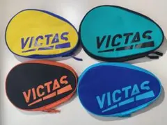 VICTAS（ヴィクタス）卓球　カラー ブロック ラケットケース ラウンド型