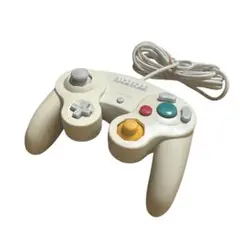 【任天堂 ゲームキューブ】コントローラー ホワイト◎