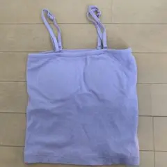 TOPVALU 薄紫 カップ付チューブトップ 140