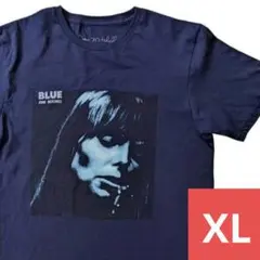 XL　Tシャツ　新品　SSW　ジョニーミッチェル　ブルー　青春の光と影　V38