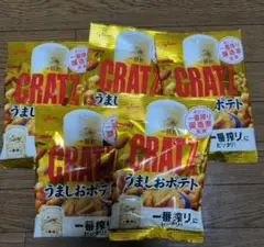 グリコ CRATZ クラッツうましおポテト42g おつまみスナック 5袋セット